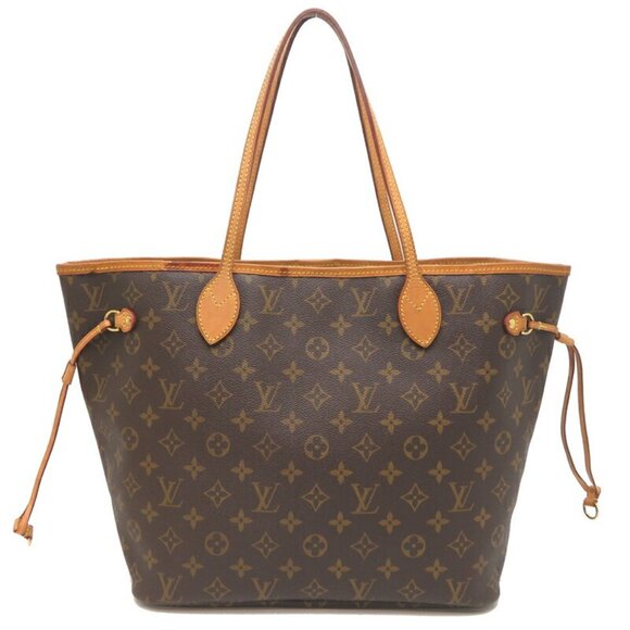 LOUIS VUITTON Brown Monogram Neverfull MM Tote Bag - Picture 2 of 10